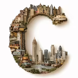 there is a picture of an odd shaped capital