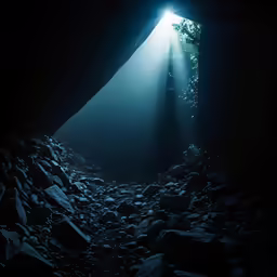 the light at the end of the cave shines bright