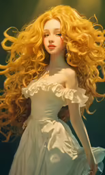 a blonde haired woman wearing a white dress and holding a bouquet