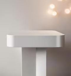 there are lights that have been placed on this wall