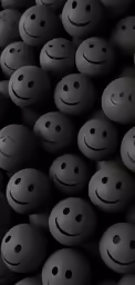 a bunch of smiley faces that are all together