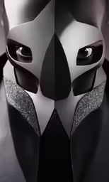 the character from star wars is wearing a mask