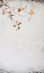 a tree branch is hanging from a branch