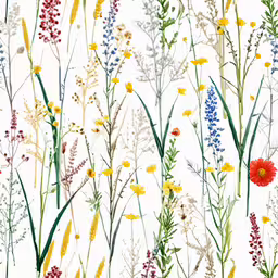 this colorful pattern shows the various colors of wildflowers