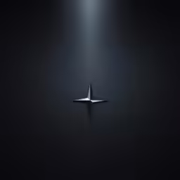 a dark room with a light reflecting off the ceiling