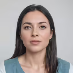 a young woman has a sad look on her face
