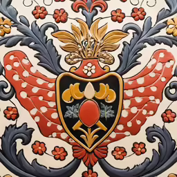 the decorative art on a wall in portugal