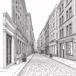 an image of a city street with buildings