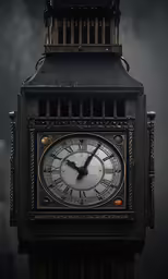 a very tall tower with a clock in it