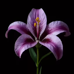 an orchid flower sitting on top of a table