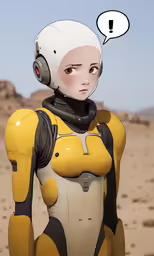 a cartoon of a robot with a thought bubble