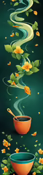 a bowl and bowl of rice in front of some water lily leaves