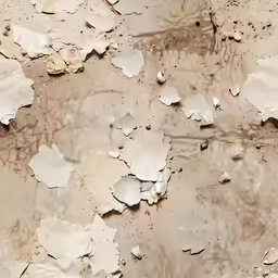 several small holes in the wall of a dirty room