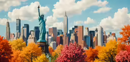 a statue of liberty in new york city