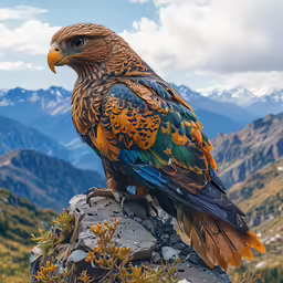 a bird that is sitting on top of a rock