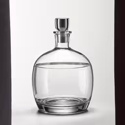 a glass bottle with a stainless steel spigot