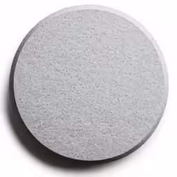 white surface with grey tips and gray edges