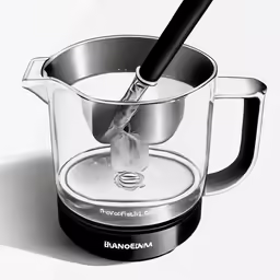 a cup that has a sauce inside it