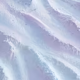 some very pretty white and brown snow with lines