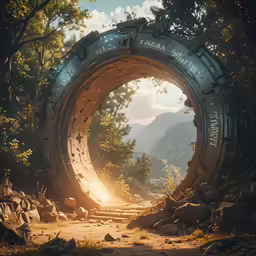 the entrance to an outdoor tunnel on the path