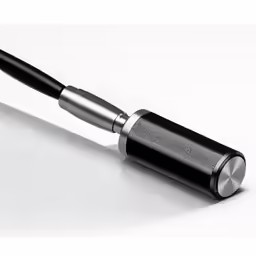 a close up view of a pen with a clip
