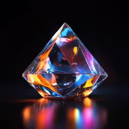 a close up of a crystal ball on a table