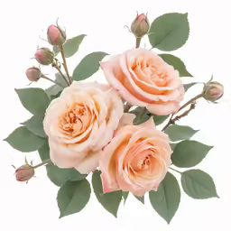 some pink roses are placed on top of each other