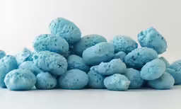 there is something blue that can be seen here