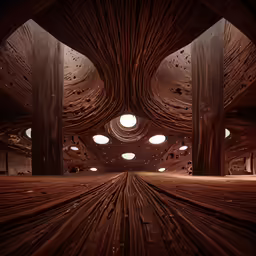 some sort of architecture that appears to be very strange