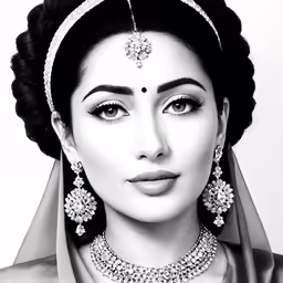 an indian woman wearing traditional jewellery