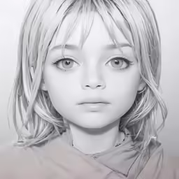 a photo taken of a blonde girl with short hair