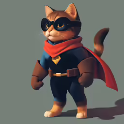 an image of a cat wearing a costume