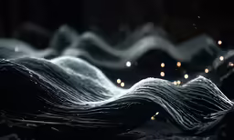 an artistic photograph of a flowing white fabric