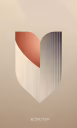 a minimalistic illustration depicting a heart shape