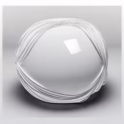round object sitting on top of white paper