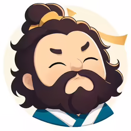 an image of a cartoon character sleeping with his eyes closed