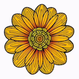 a yellow and green flower with an intricate center,yellow flower with many petals in it