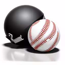 two baseball balls on top of each other