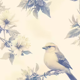a bird perched on the limb of a tree