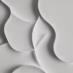 a gray wallpaper with white curves and wavy shapes