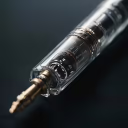 a tube of syii with several different types of syils