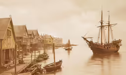 the water has been really high and full of old boats