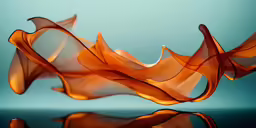 an orange fluid substance is flying in the air