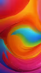 colorful shapes painted on a colorful surface,colorful waves painted on top of each other