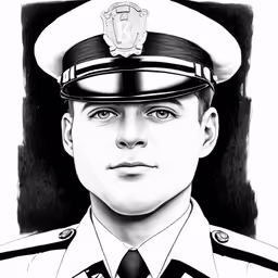 a portrait of a man in uniform