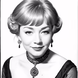 the old photo of a woman wearing a headpiece with large earrings