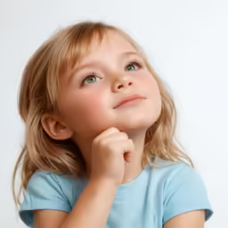 the girl is posing for a photo against a wall