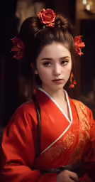 a woman dressed in traditional japanese clothing