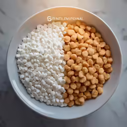 the two sections are different from the two bowls
