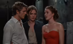 the young actors are talking with each other